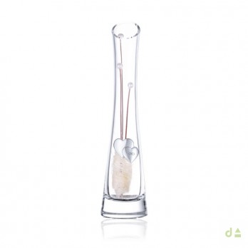 Jarra Dhome Coração Alianças BILAMINADO DE PRATA