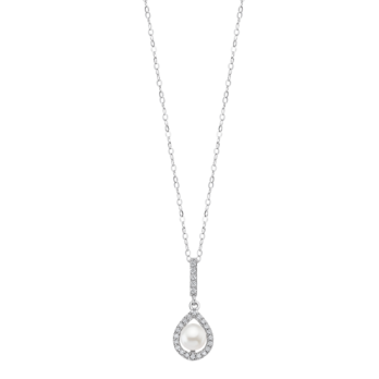 COLAR PEROLA LOTUS SILVER