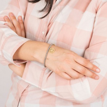 PULSEIRA LOTUS STYLE TREVO, AÇO