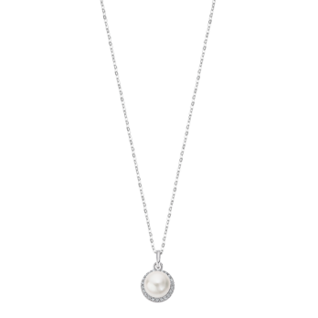 COLAR PEROLA LOTUS SILVER