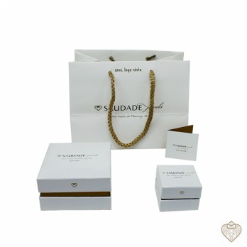 Pulseira Filigrana - Felicidade PRATA DOURADA