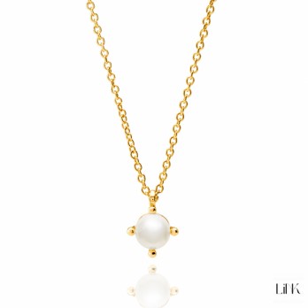 Colar Link Pure Prata Dourada