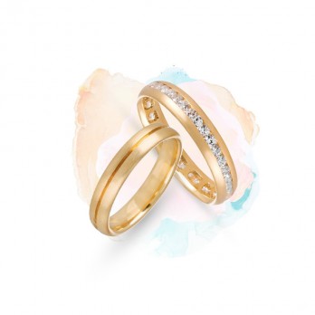 Aliança Romantis Ouro 19K