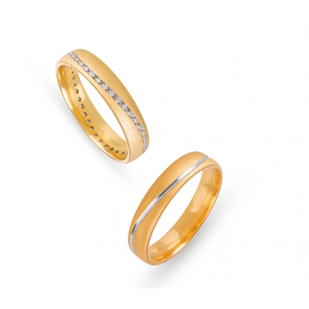 Aliança Romantis Ouro 19K