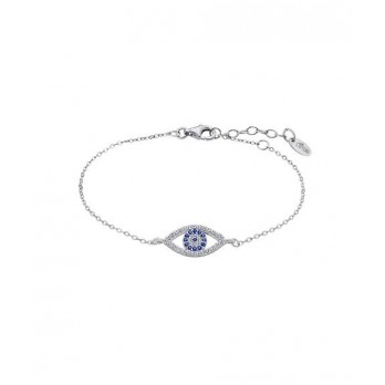 PULSEIRA OLHO TURCO  PRATA LOTUS  SILVER