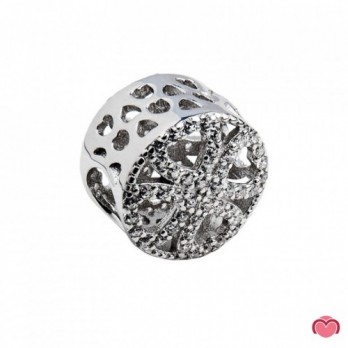 Conta SMW Trevo de 4 Folhas , PRATA