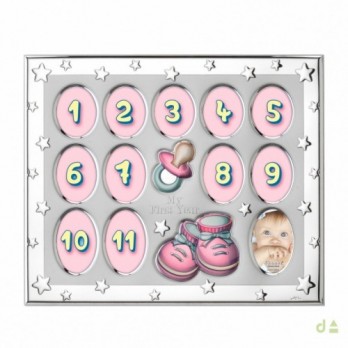 Moldura Dhome Criança O Meu 1º Ano PVD/PRATEADO