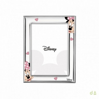 Moldura  MINNIE  PVD PRATEADO