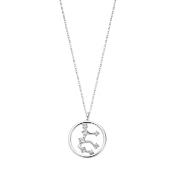 COLAR LOTUS SILVER  CONSTELAÇÃO DO SIGNO VIRGEM