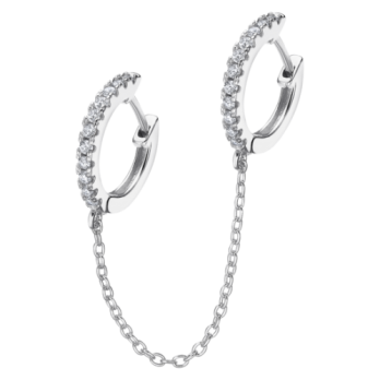 EARCUFF  Prata Lotus Silver