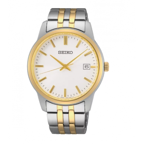 Relógio SEIKO Neo Classic Quartzo 3 Ponteiros Bicolor