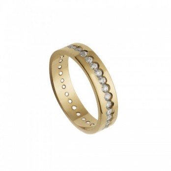 Aliança Casamento Passion Gold 9k