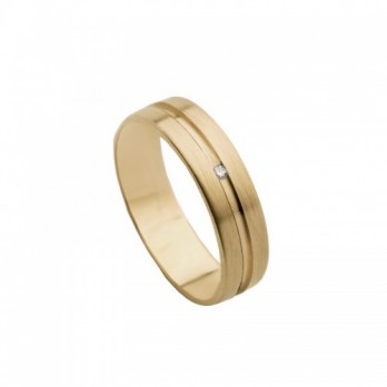 Aliança Casamento Passion Gold 9k