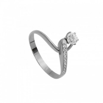 Anel Noivado Passion Gold 9k