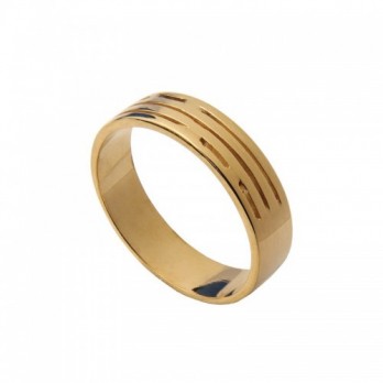 Aliança Casamento Passion Gold 9k