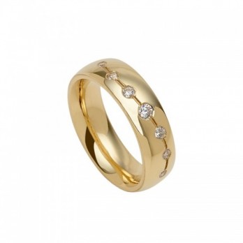 Aliança Casamento Passion Gold 19.2k
