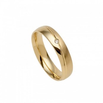 Aliança Casamento Passion Gold 9k