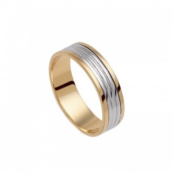 Aliança Bodas Passion Gold 9k