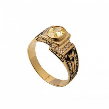 Anel de Curso Passion Gold 9k