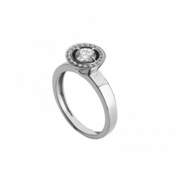 Anel Noivado Passion Gold 9k