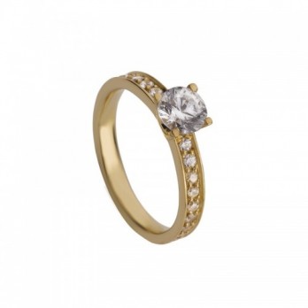 Anel Noivado Passion Gold 19.2k
