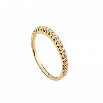 Anel Noivado Passion Gold 9k