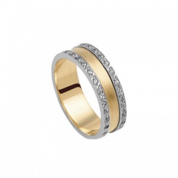 Aliança Bodas Passion Gold 9k