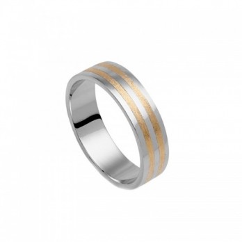 Aliança Bodas Passion Gold 9k