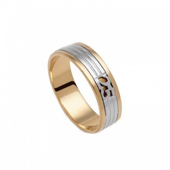 Aliança Bodas Prata Passion Gold 19.2k