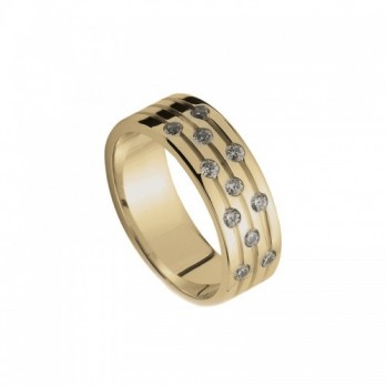 Aliança Casamento Passion Gold 19.2k