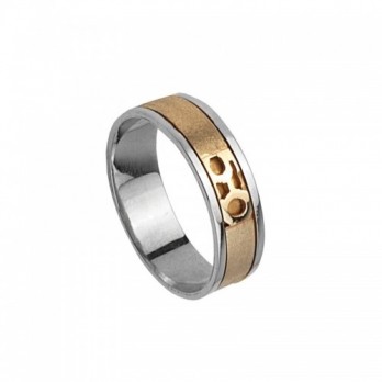 Aliança Bodas Ouro Passion Gold 9k