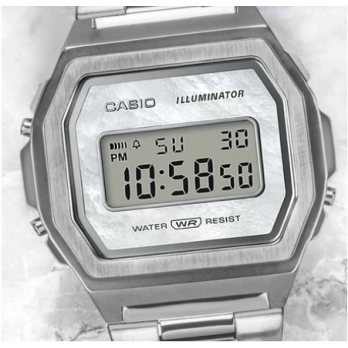 Relógio Casio Vintage Premium Prateado