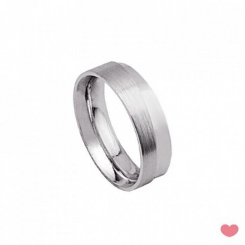 Aliança Passion Basic - 6 mm PRATA