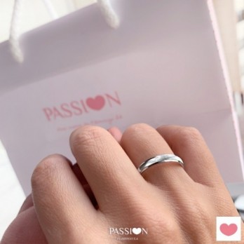 Aliança Passion Statement - 3 mm Prata