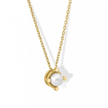 COLAR PRATA DOURADA MAJORICA