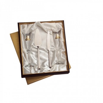 COPOS COMEMORATIVOS 50 ANOS E CAIXA DE FACA DE BOLO DE PÁ