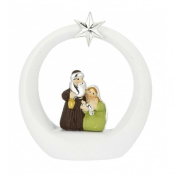 PRESEPIO PVD PRATEADO 7,5X9CM