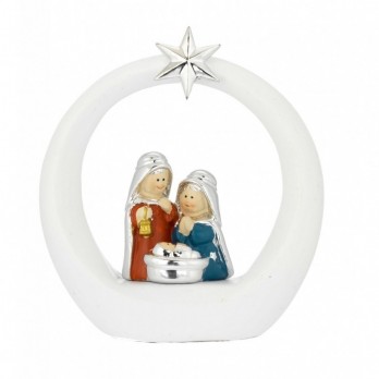 PRESEPIO PVD PRATEADO 7,5X9CM