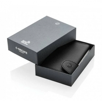 Carteira C-Secure RFID 1707 Preto